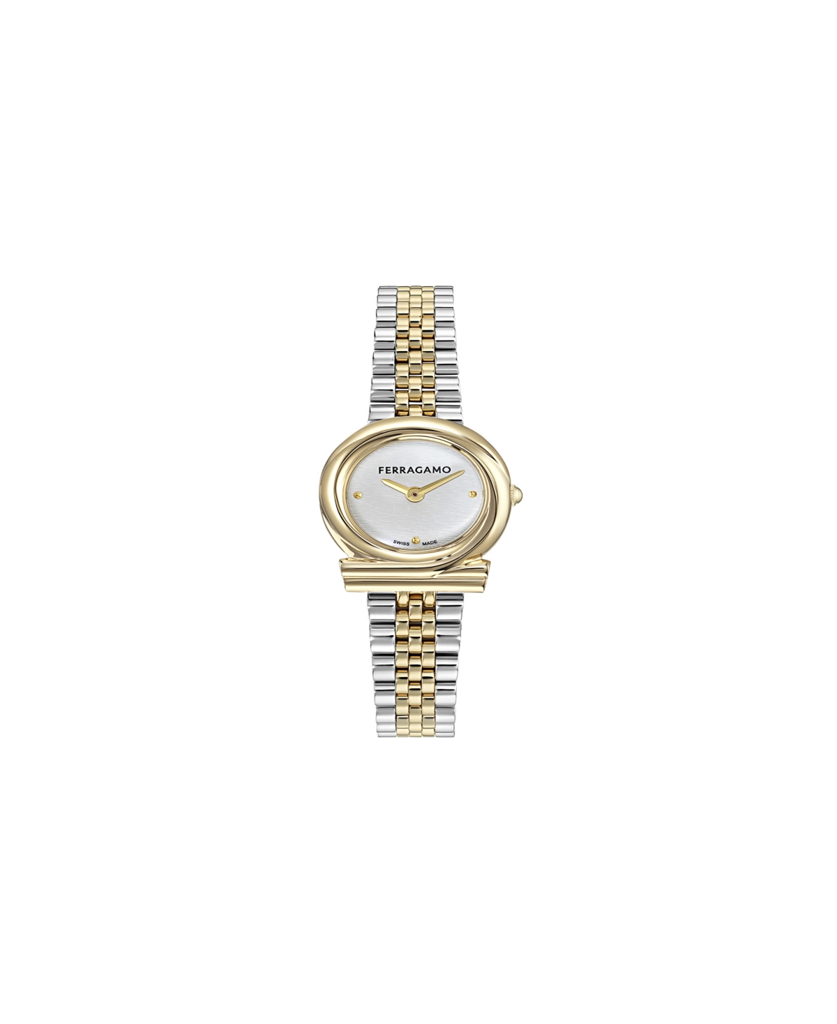 Ferragamo Women's Two-tone Stainless Steel Bracelet Watch, 23mm In Multi