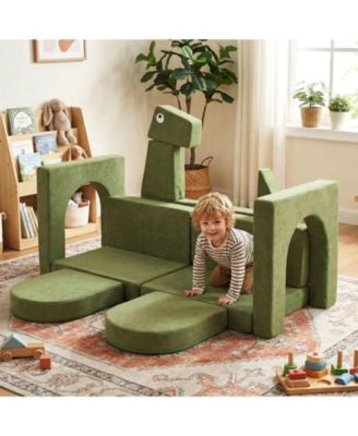 13 Piece Modular Kids Play Couch for Creative Play