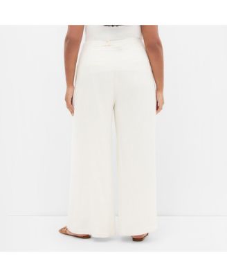 Plus Size Abbie Linen Pant