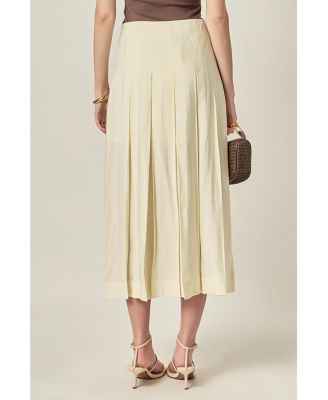 Women's Sheer Pleated Skirt