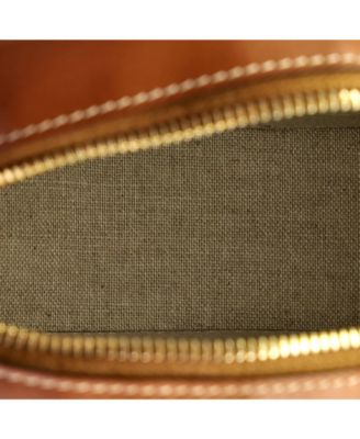 Triomphe Oval Crossbody Bag Canvas and Leather