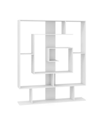 7-Tier Bookshelf Open Display Shelf Rack for Home