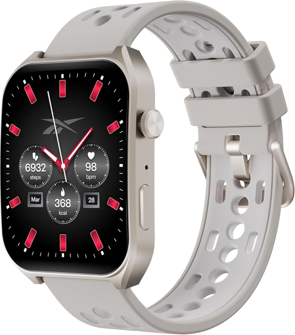 Reebok Icon Smartwatch with 2.04" Amoled Display, 10-Day Battery Life, 80+ Sport Mode - Victory gold