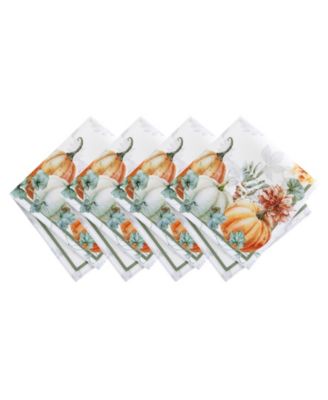 Pumpkin Harvest Vine Napkins, Set of 4 image