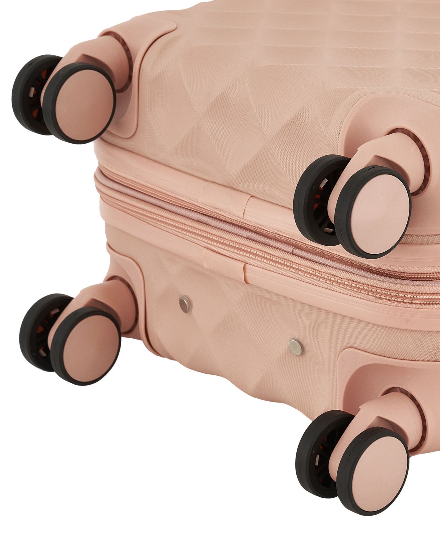 Чемодан Kensie Appleton Collection Small Rolling Hard Case Carry-On, цвет: Пыльный розовый — фото 5