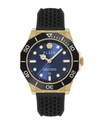 Men's Aquastorm IP Yellow Gold Stainless Steel Bracelet Watch, 44mm