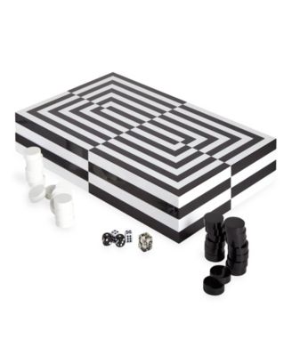 Op Art Backgammon Set