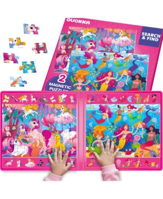 Magnetic Puzzles for Toddlers 3-5 – Search and Find 2 Pack, 60 Pieces Each