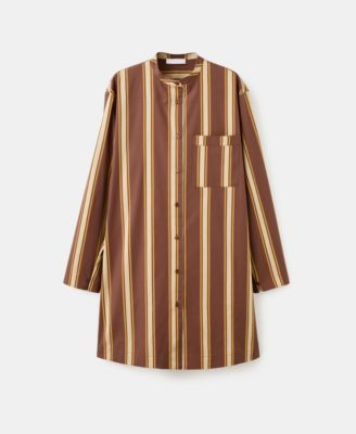 Women's Stripe Printed Midi Caftan