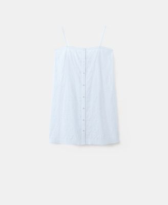 Women's Cotton Spaghetti-Strap Nightgown
