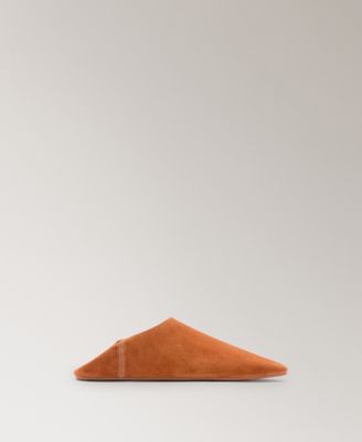 Women's Stitching Detail Leather Clogs