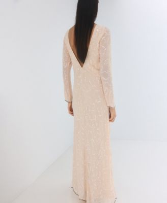 Women's Open Back Sequin Dress