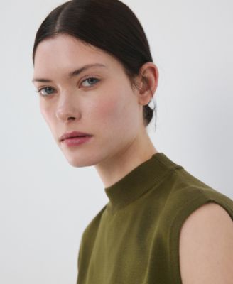 Women's Belt Knit Waistcoat