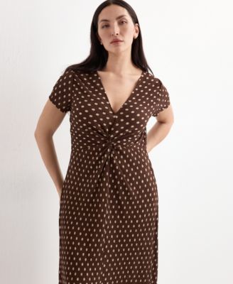 Women's Printed Midi-Dress