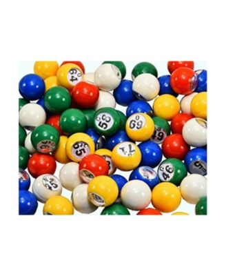 7/8-Inch Plastic Replacement Bingo Balls for Parties, Bingo Nights, Prize Raffles