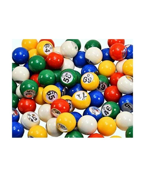 Детские игрушки GSE Games & Sports Expert Replacement Bingo Balls, 75-Piece Set, от 3 лет