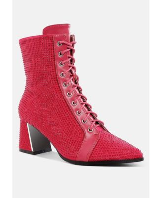 Women's Calla Rhinestone Embellished Ankle Boots