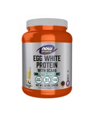 Egg White Protein, Creamy Vanilla Powder, 1.5 lbs