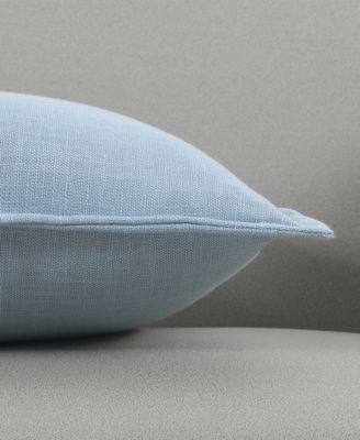 Faux Linen Plush 2-Pack Decorative Pillow Set, 20" x 20"