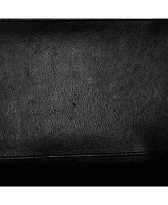 Micro Tricolor Luggage Bag Canvas and Leather