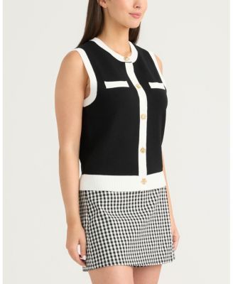 Women's Button Front Sweater Vest