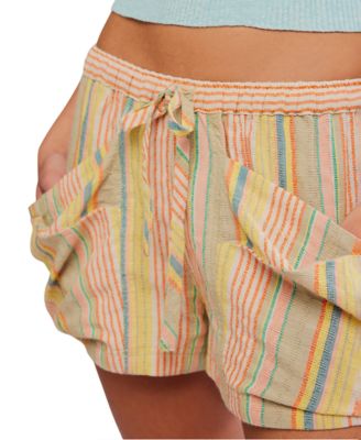 Women's Pull-On Striped Shorts