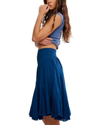 Women's Frida Godet Pull-On Midi Skirt