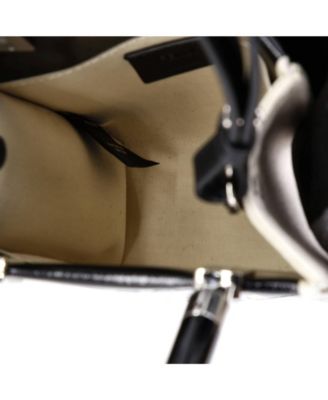 Mini Sunshine Shopper Tote Patent and Canvas