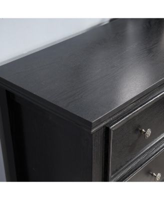 Spacious 7 Drawer Dresser Modern Cabinet with Wide Slides for Living Room Bedroom Organization