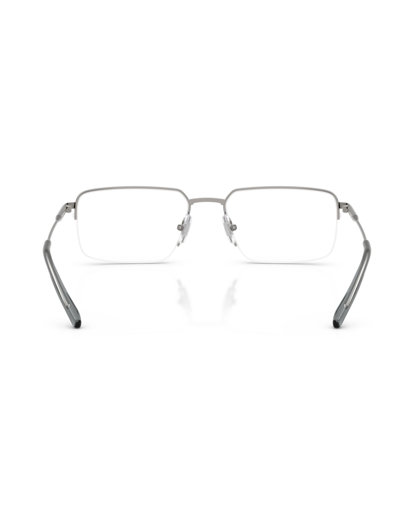 Мужские очки Arnette Man Rectangle Metal AN6152 Eyeglasses, цвет: Графитовый металлик — фото 4