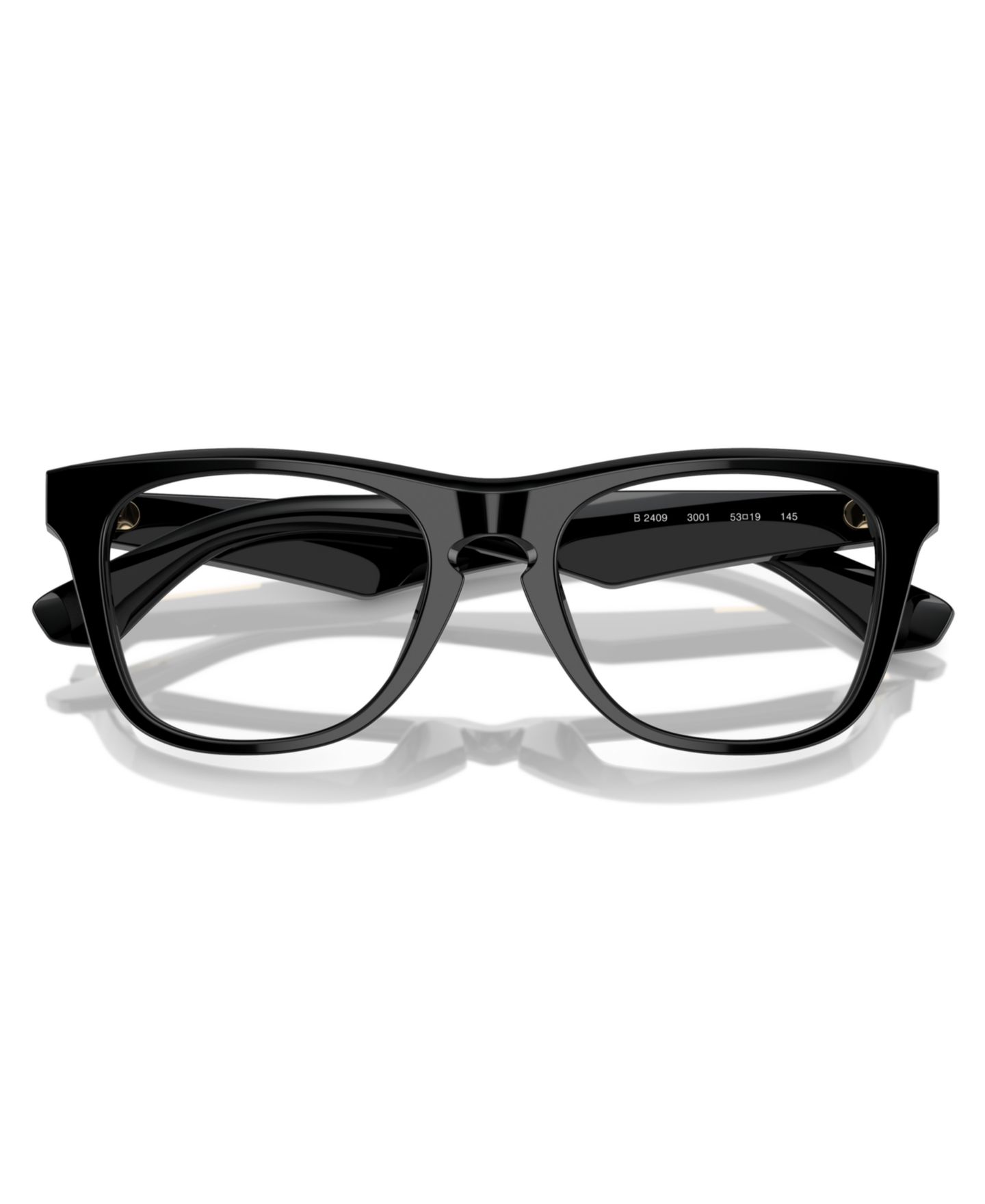 Мужские очки Burberry Man Square Plastic BE2409 Eyeglasses, цвет: Чёрный — фото 3
