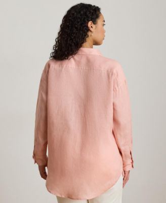 Plus Size Eyelet-Logo Shirt