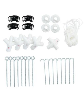 10'x 10' Canopy Gazebo Shelter W/Mosquito Netting Outdoor Patio