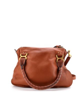 Medium Marcie Satchel Leather