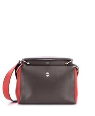 Medium DotCom Convertible Satchel Leather