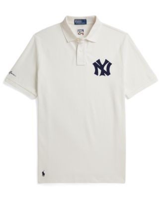 Men's Yankees Logo Mesh Polo Shirt