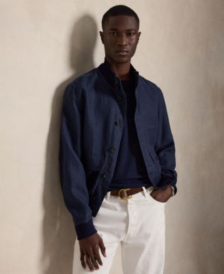 Men's Textured Lightweight Sweater T-Shirt