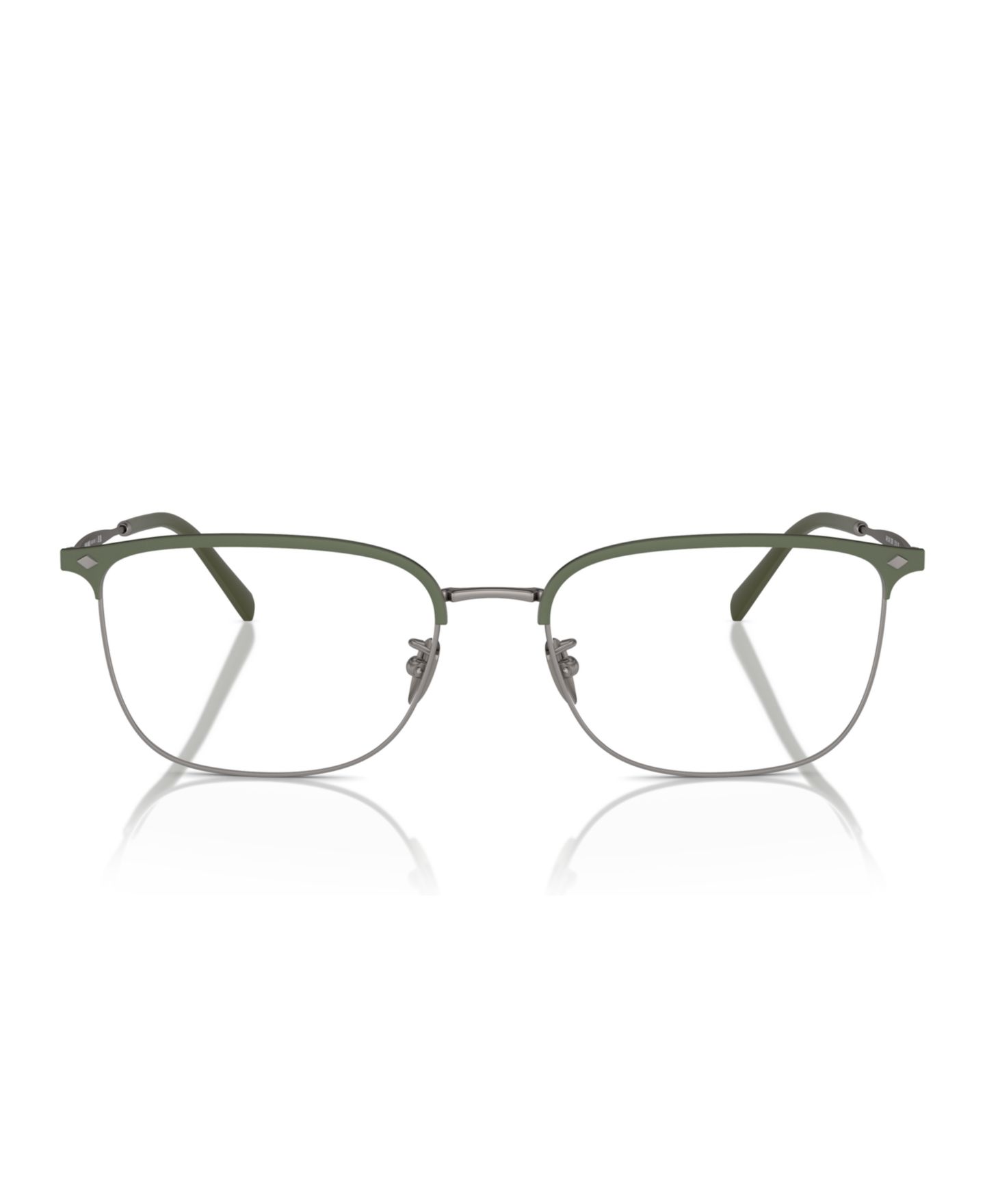 Мужские очки Giorgio Armani Man Rectangle Metal AR5143 Eyeglasses, цвет: Графитовый — фото 4