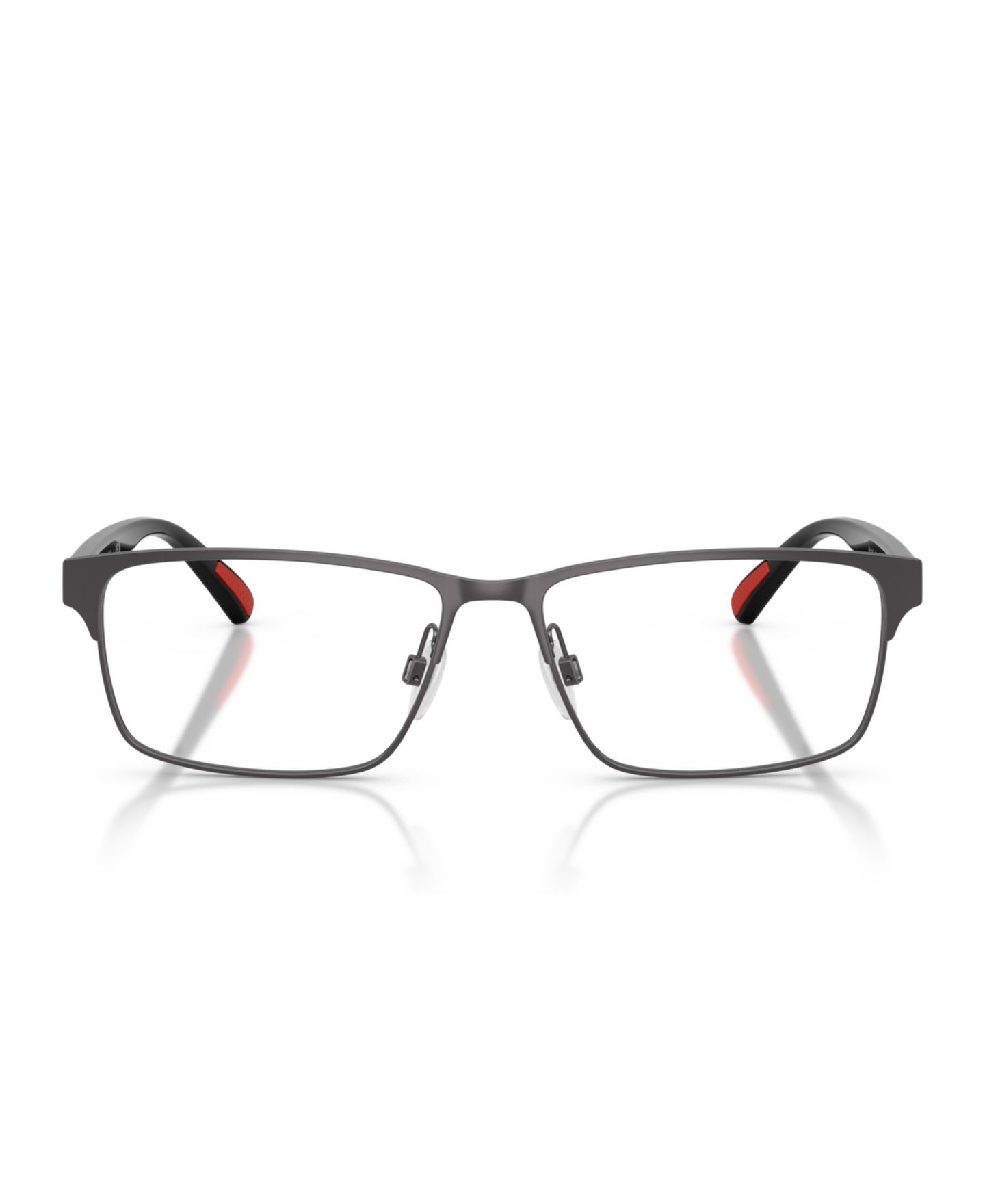 Мужские очки Polo Ralph Lauren Man Rectangle Metal PH1243 Eyeglasses, цвет: Тёмный графитовый металлик — фото 4