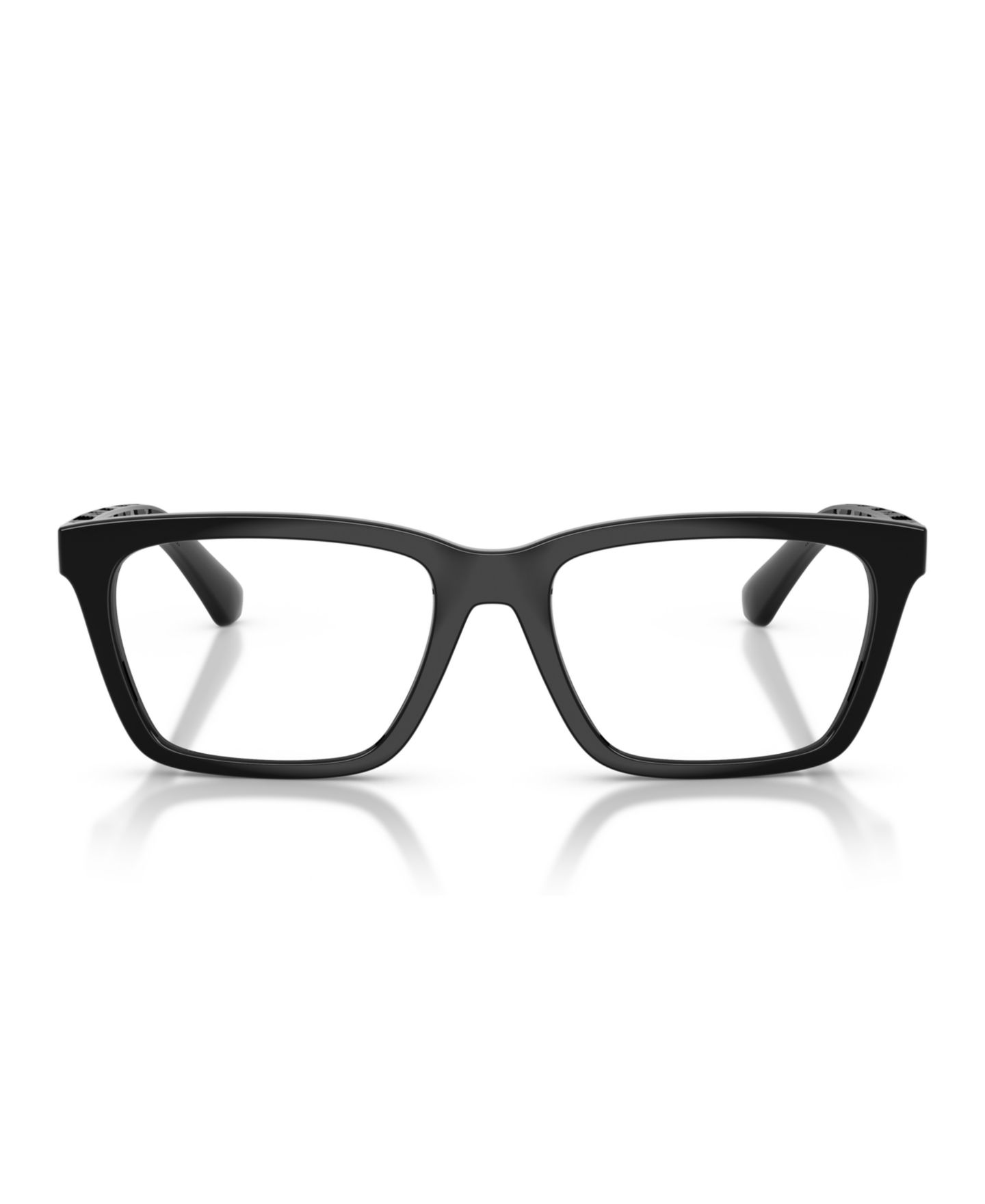 Мужские очки Burberry Man Rectangle Plastic BE2446U Eyeglasses, цвет: Чёрный — фото 4