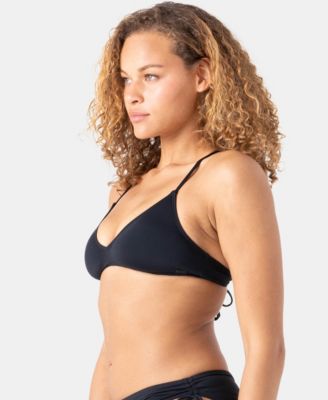 Juniors' Beach Classics Athletic Triangle Bikini Top