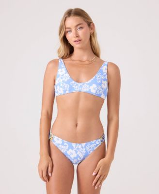 Women's Reversible Scoop Neck Bralette Bikini Top