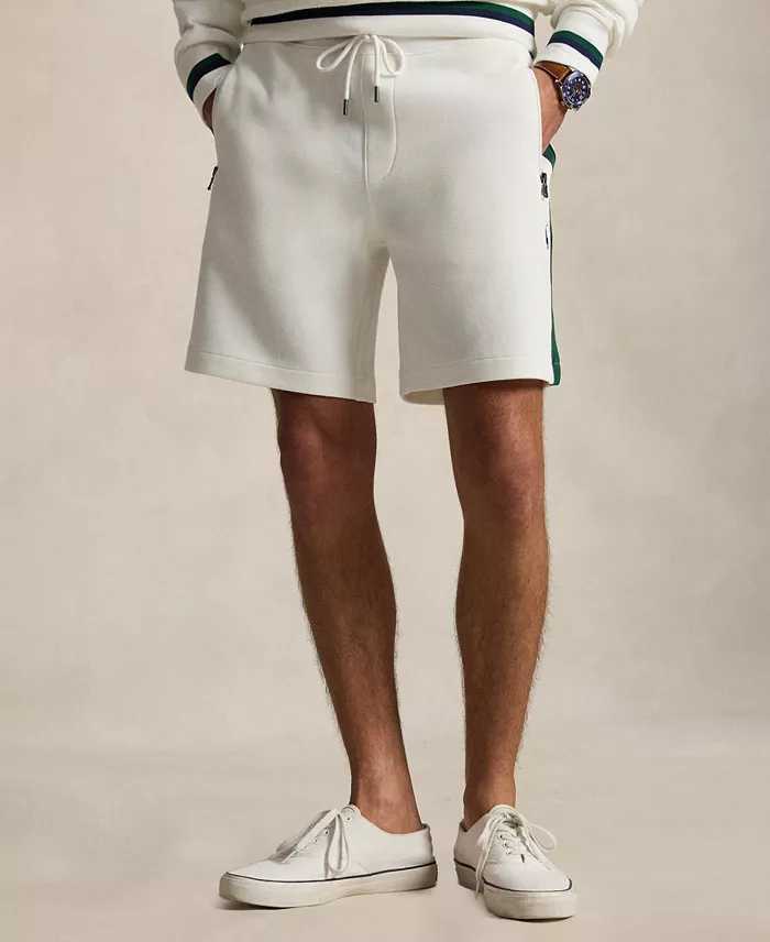 Men's Cotton-Blend Double-Knit Shorts