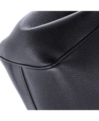 Small Folded Cabas Leather