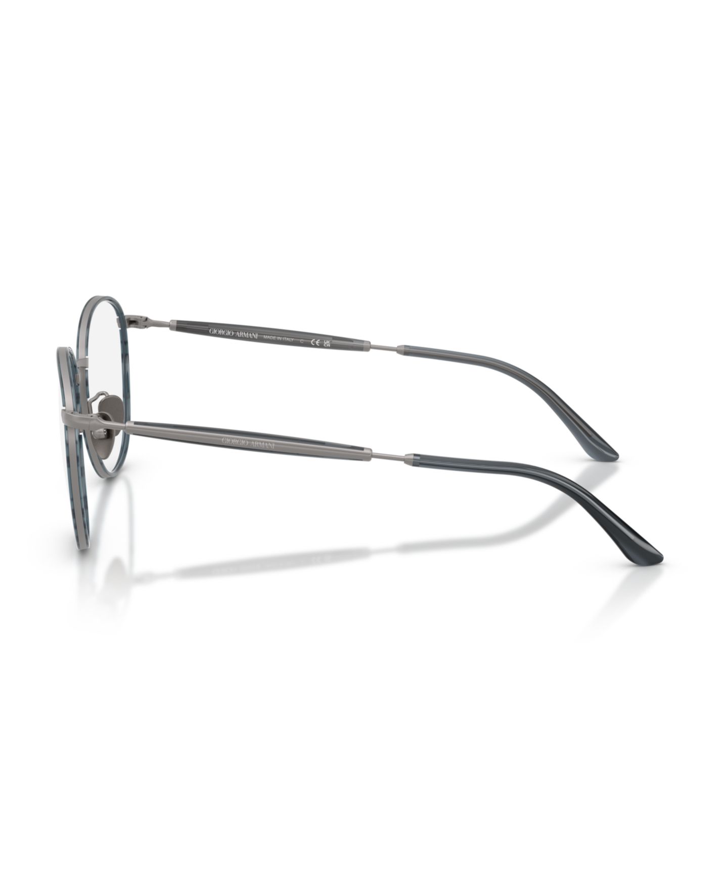 Мужские очки Giorgio Armani Man Panthos Metal AR5161J Eyeglasses, цвет: Графитовый — фото 5