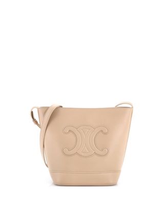 Small Cuir Triomphe Bucket Bag Leather