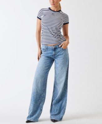 Women's Low-Rise Wide-Leg Baggy Jeans