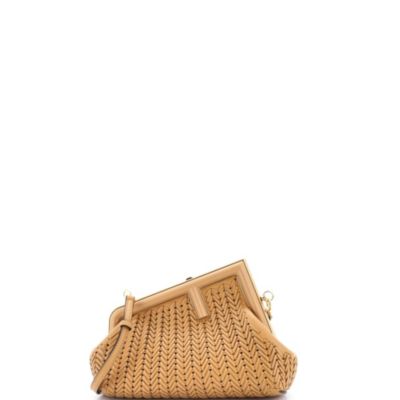 Small First Bag Woven Leather