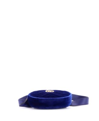 GG Marmont Belt Bag Matelasse Velvet
