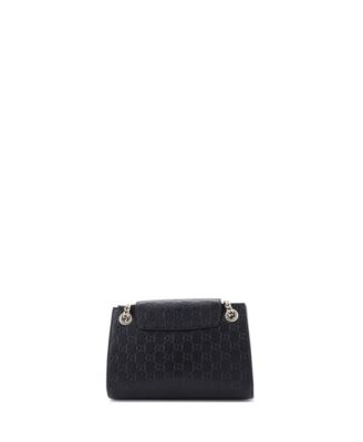 Small Emily Chain Flap Shoulder Bag Guccissima Leather